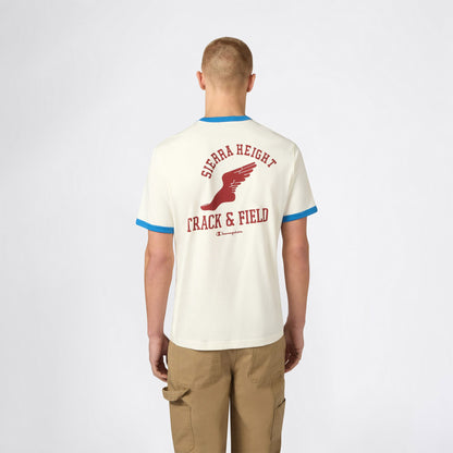 Champion Ringer Erkek Krem T-shirt