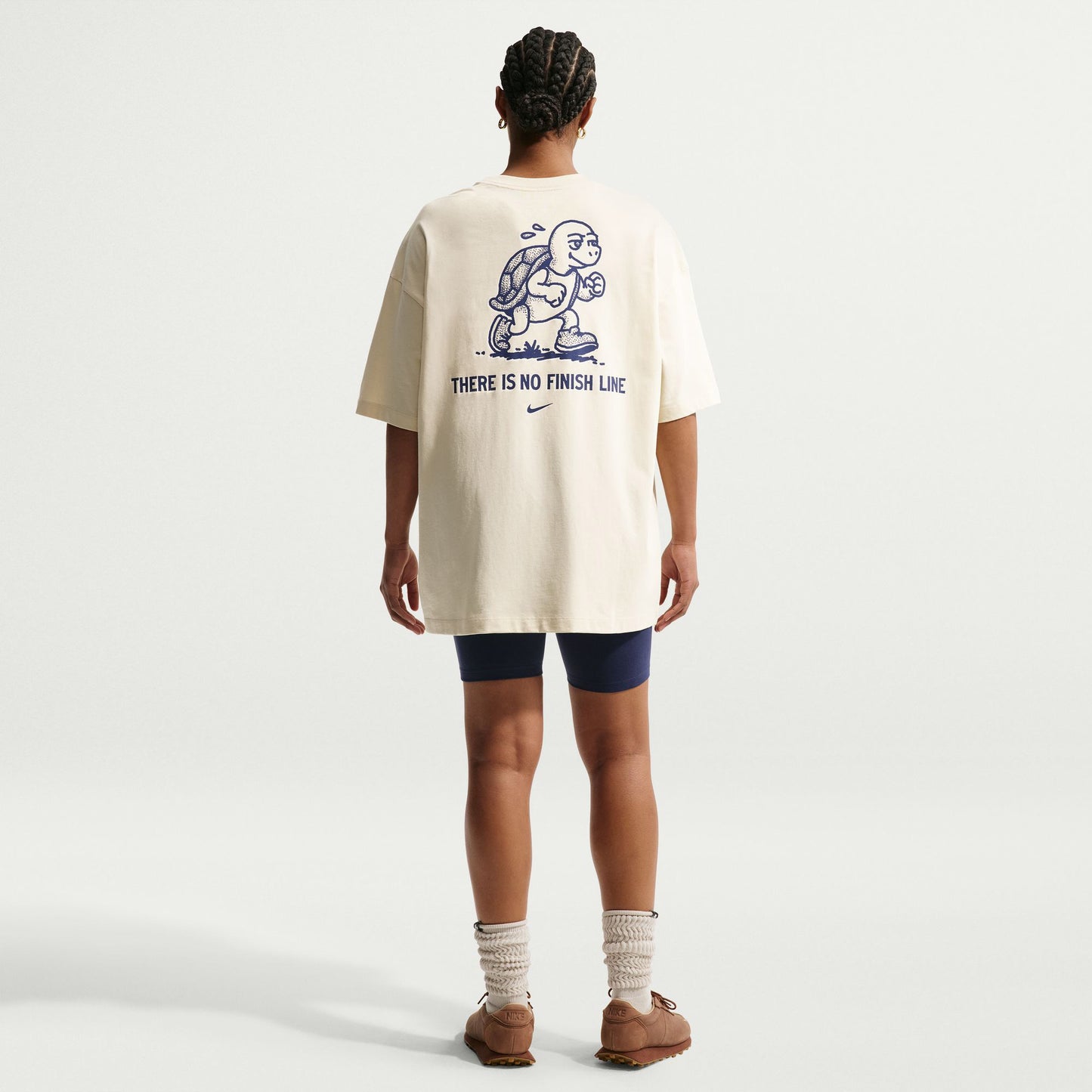 Nike Classic Os Oc10 Kadın Bej T-shirt
