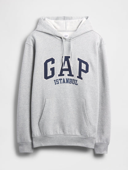 Gri Relaxed Gap Istanbul Logo Sweatshirt