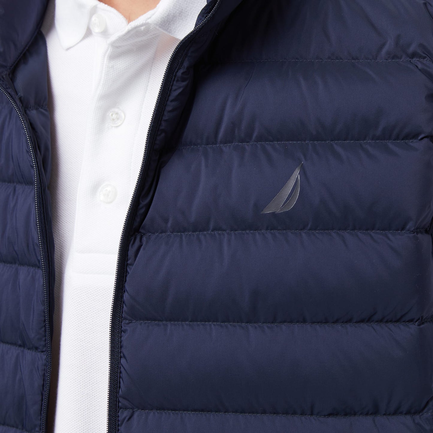 Nautica Erkek Lacivert Regular Fit Su Itici Kaz Tüyü Yelek
