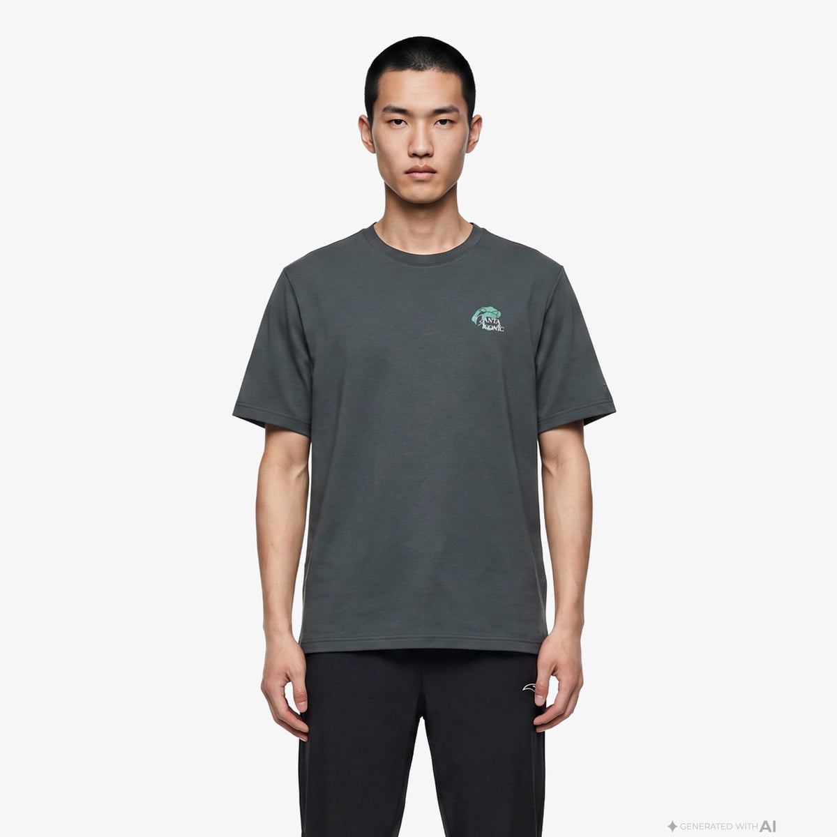 Anta Anta Iconic Erkek Yeşil T-shirt