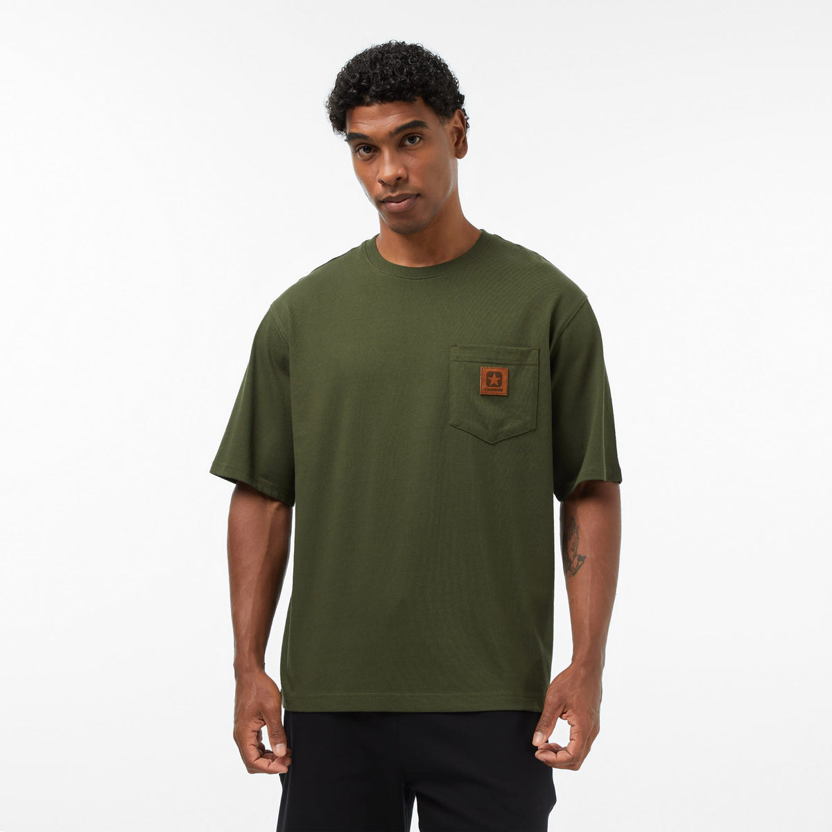 Converse Erkek Haki T-shirt