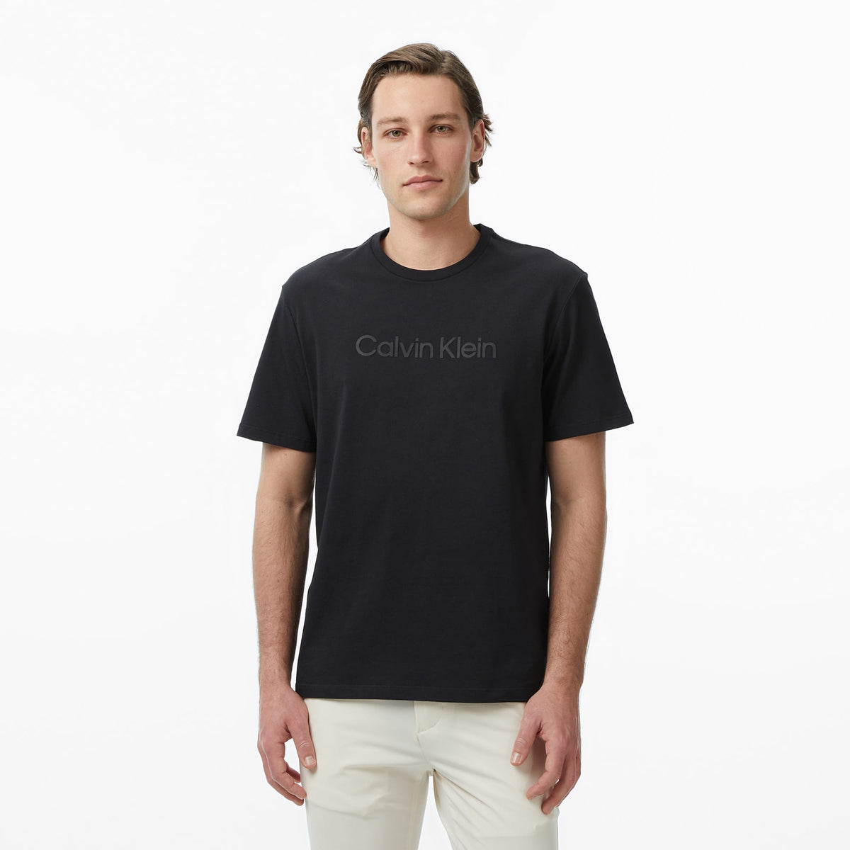 Calvin Klein 30s Sportswear Grap Erkek Siyah T-shirt
