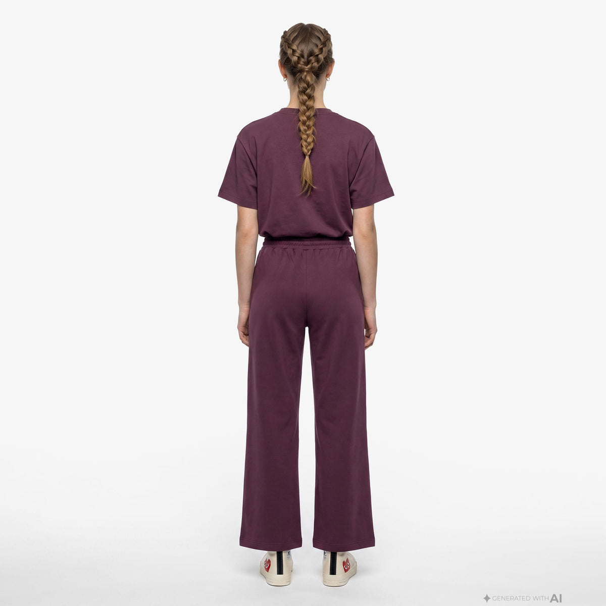 Unıted4 Regular Fit Kadın Bordo Eşofman Altı