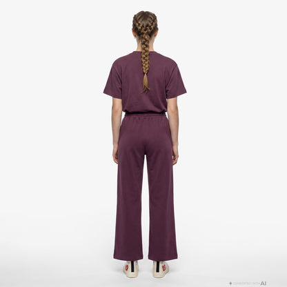 Unıted4 Regular Fit Kadın Bordo Eşofman Altı