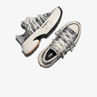 Converse Run Star Crush Metalik Unisex Gri Sneaker