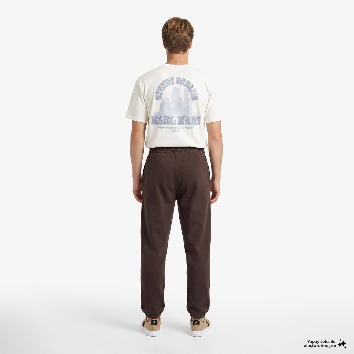 Karl Kani Small Signature Essential Baggy Erkek Kahverengi Pantolon