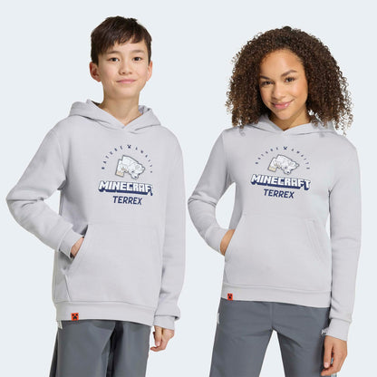 Adidas K Minecraft Mt Çocuk Gri Sweatshirt