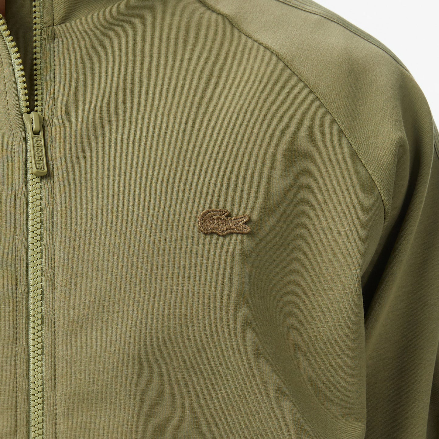 Lacoste Erkek Classic Fit Dik Yaka Haki Sweatshirt
