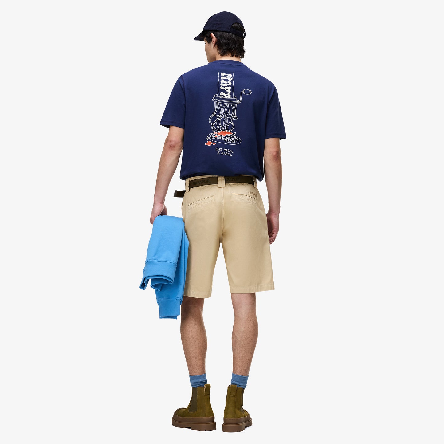 Napapijri S-sol Erkek Lacivert T-shirt