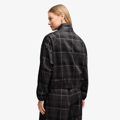 Puma T7 Tartan Woven Kadın Siyah Ceket