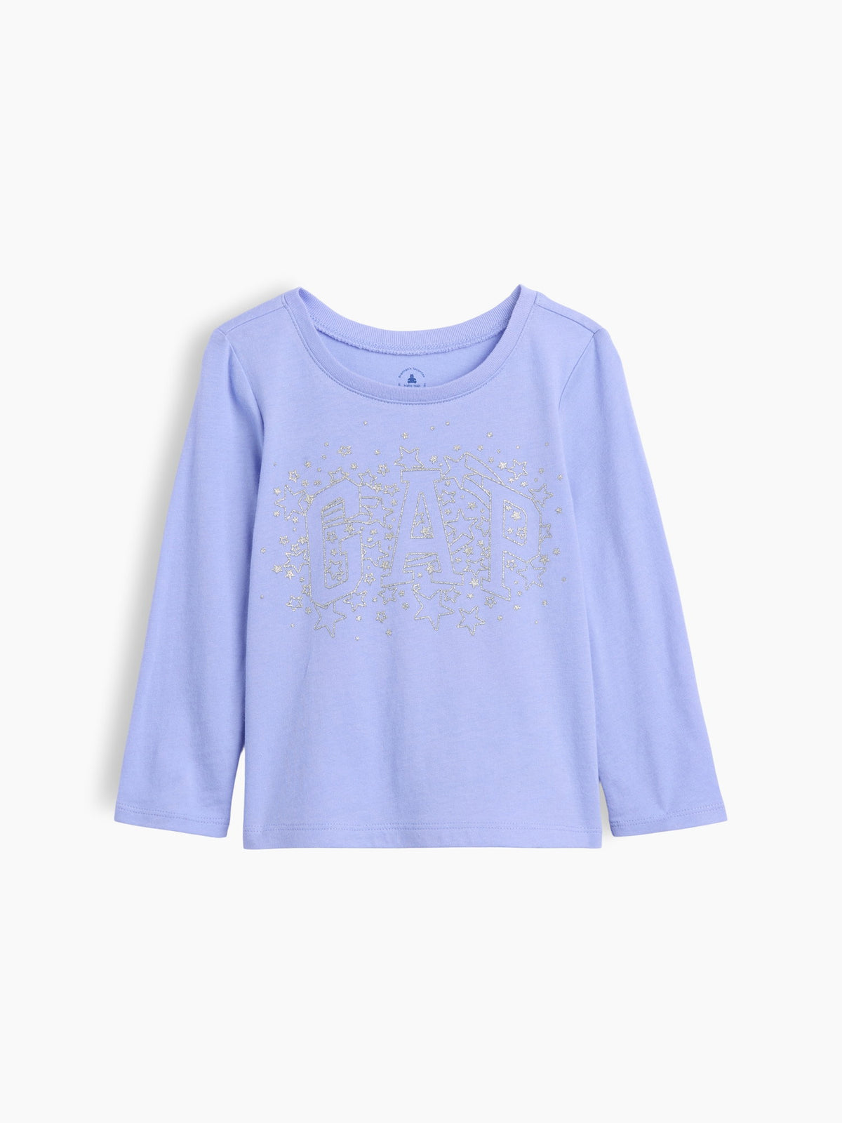 Açık Mavi Grafik Baskılı T-shirt