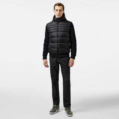 Lacoste Erkek Slim Fit Kapüşonlu Siyah Mont