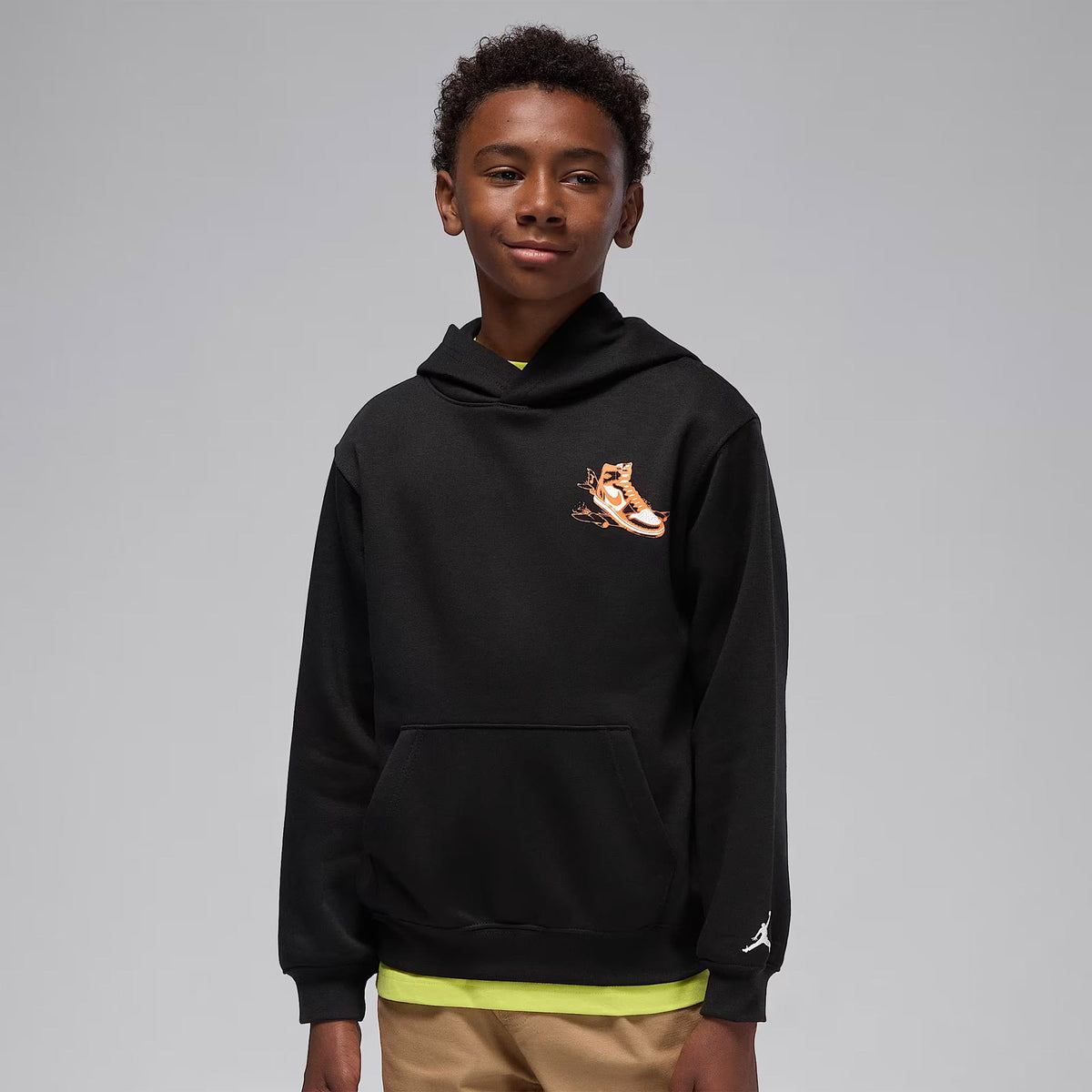 Jordan Air Has Landed Çocuk Siyah Sweatshirt