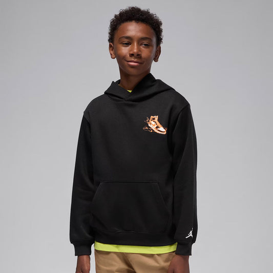 Jordan Air Has Landed Çocuk Siyah Sweatshirt