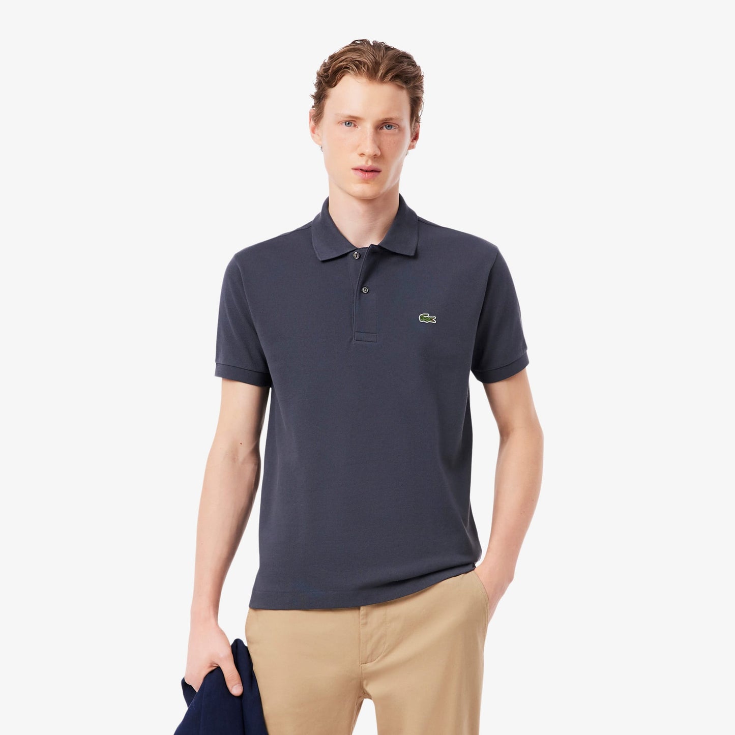 Lacoste L.12.12 Erkek Classic Fit Gri Polo