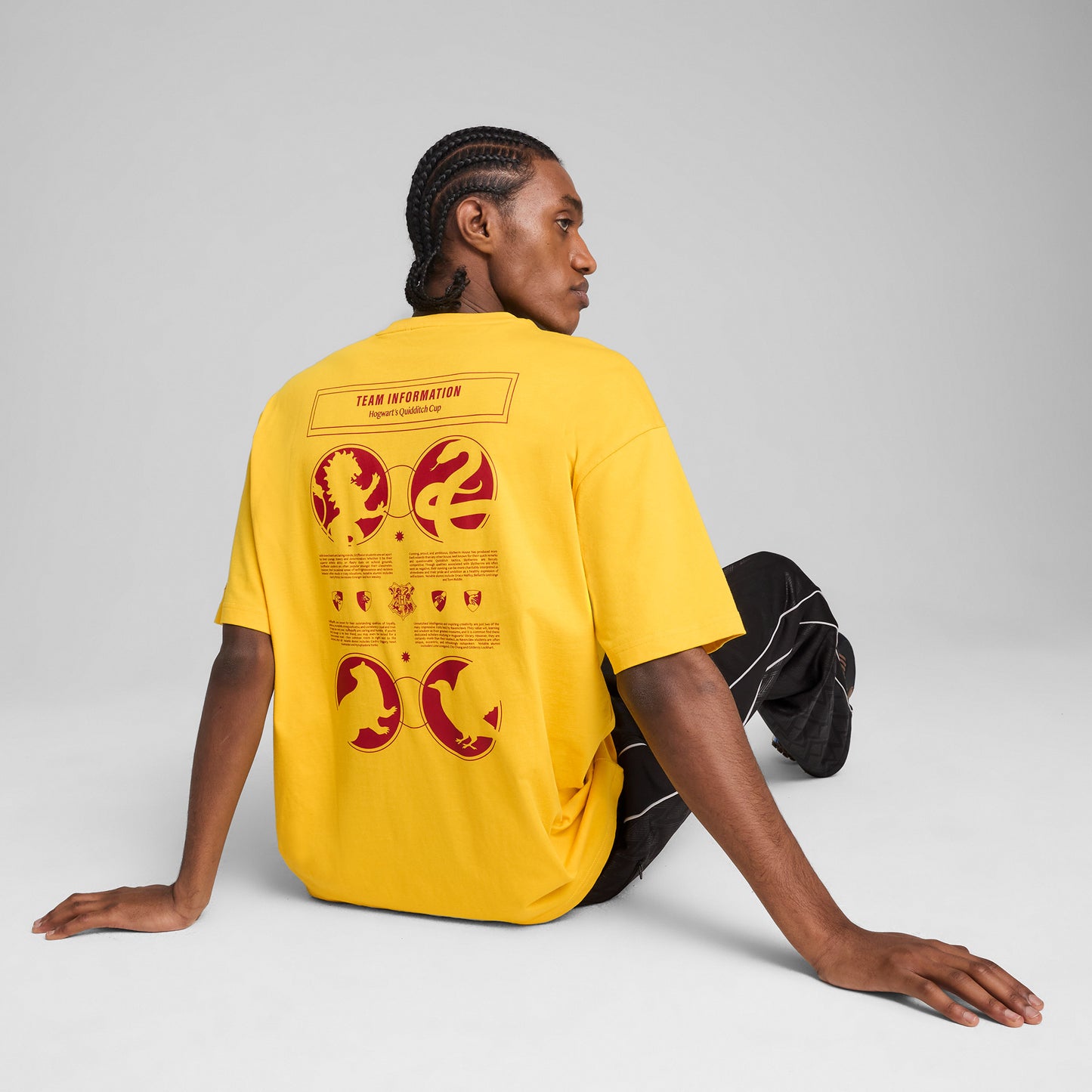 Puma X Harry Potter Unisex Sarı T-shirt