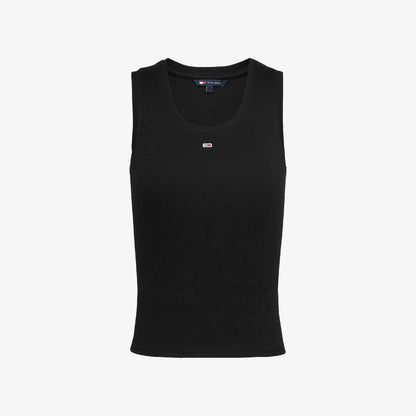 Tommy Hilfiger Denim Essentials Kadın Siyah T-shirt