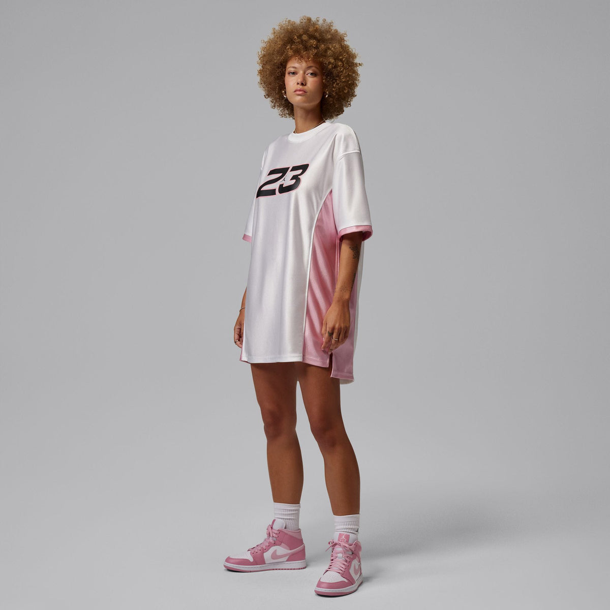 Jordan Air Jordan 1 Mid Kadın Pembe Spor Ayakkabı