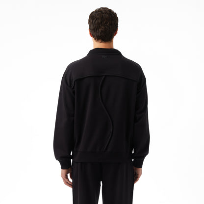Lacoste X House Of Superstep Sport Erkek Siyah Sweatshirt