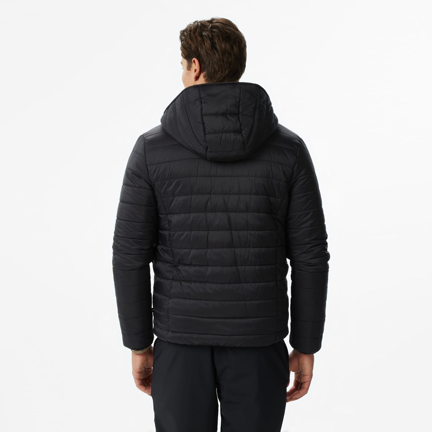 Nautica Erkek Siyah Regular Fit Çift Taraflı Mont