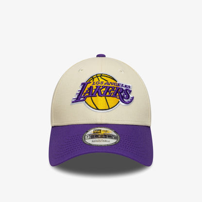 New Era Nba Colourblock 9forty Los Angeles Lakers Unisex Bej Şapka