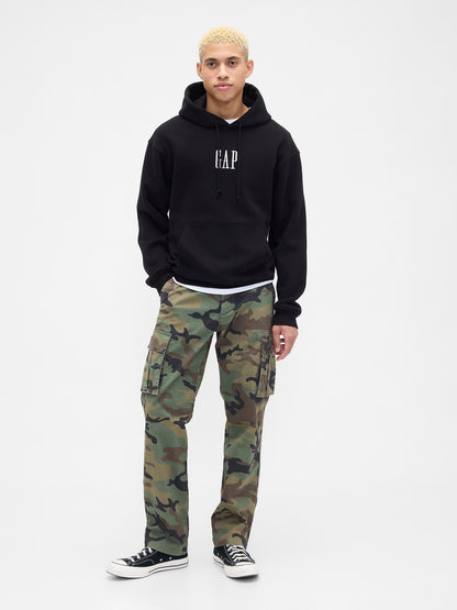 Siyah Vintagesoft Oversized Gap Mini-logo Sweatshirt