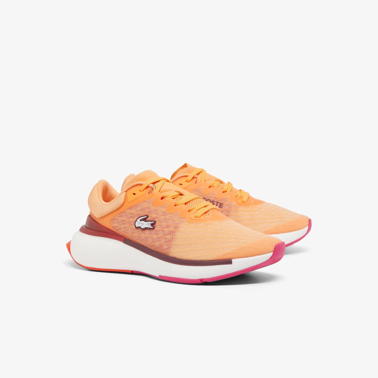 Lacoste Neo Run Lite Kadın Turuncu/bordo Sneaker