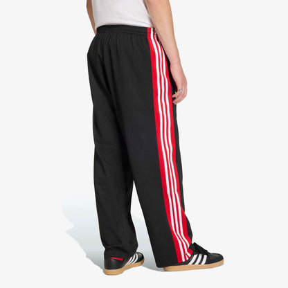 Adidas Bol Fileli Erkek Siyah Eşofman Altı