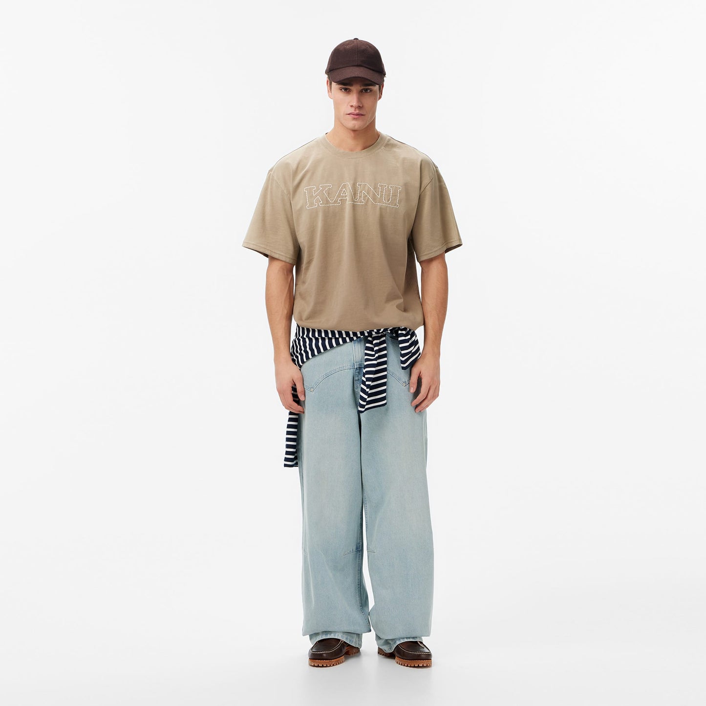 Karl Kani Og Washed Western Relaxed Baggy Erkek Mavi Pantolon
