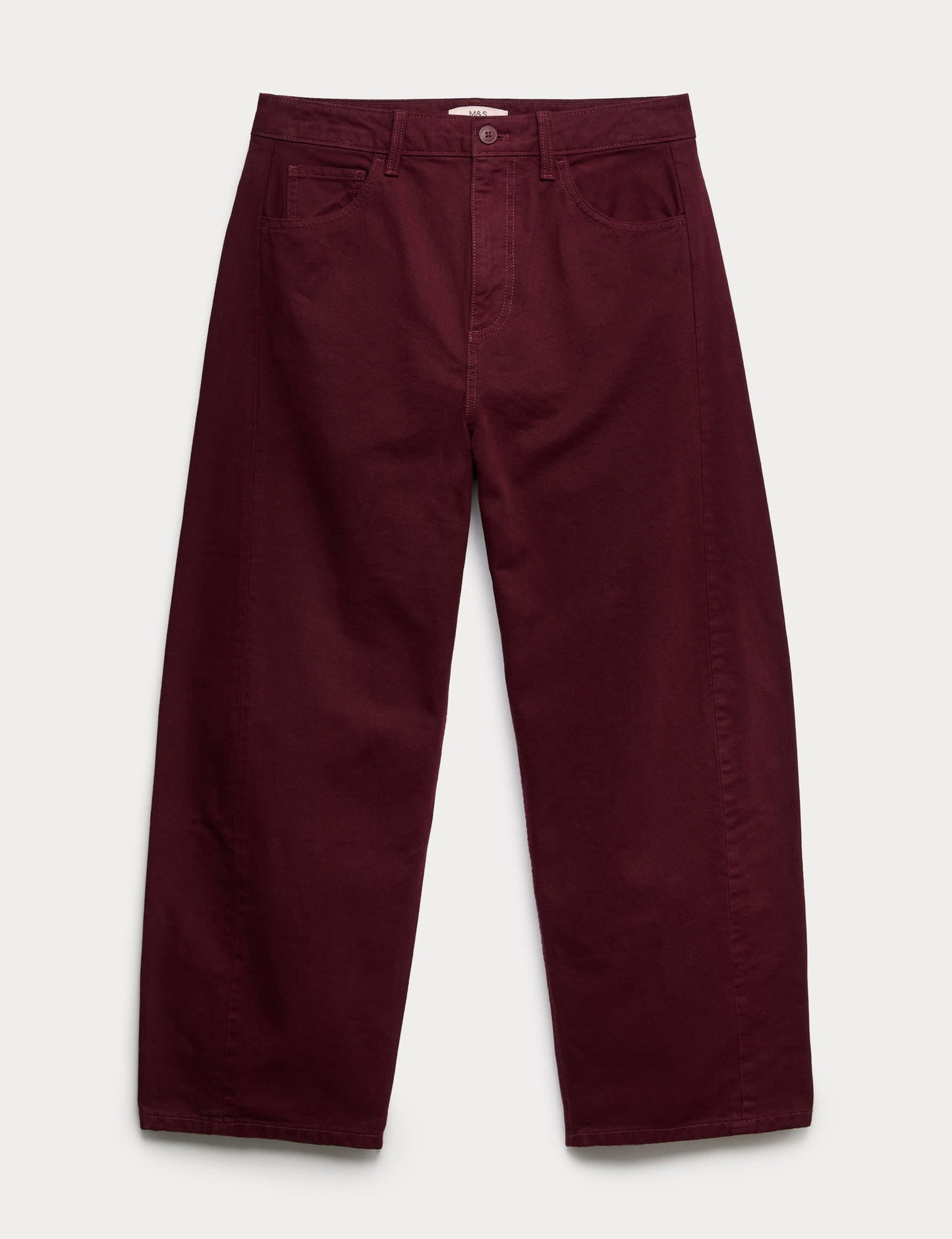 Saf Pamuklu Fit Pantolon