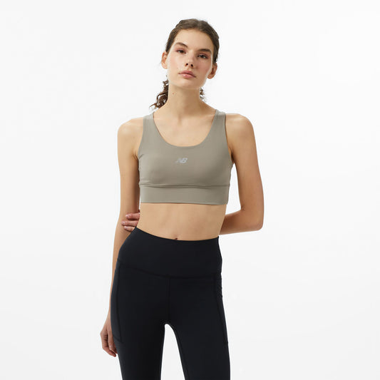 New Balance Classic Kadın Bej Koşu Bra