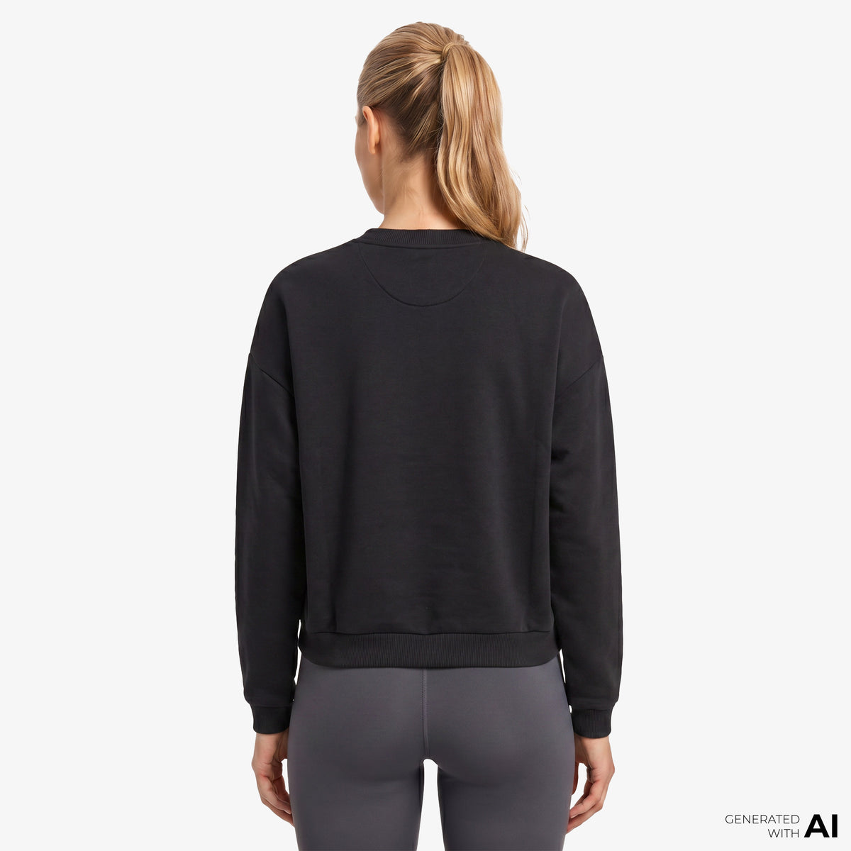 New Balance Lifestyle Kadın Siyah Sweatshirt
