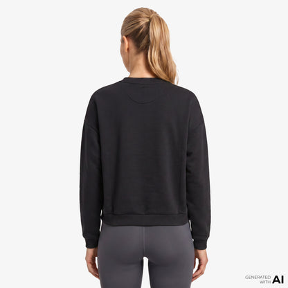 New Balance Lifestyle Kadın Siyah Sweatshirt