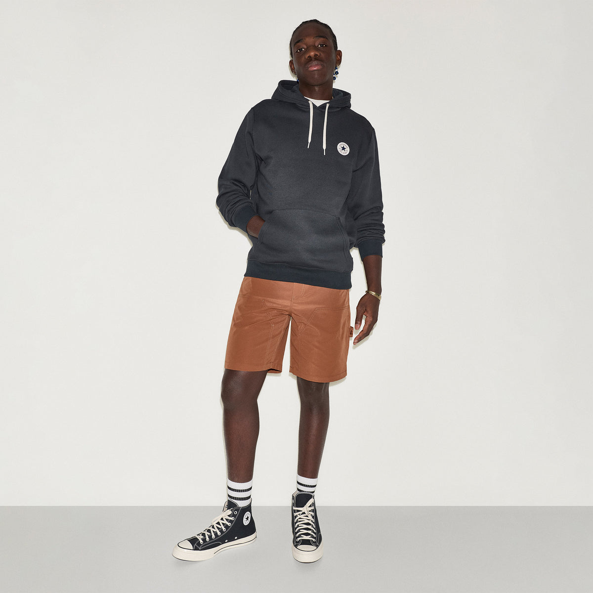 Converse Erkek Siyah Sweatshirt