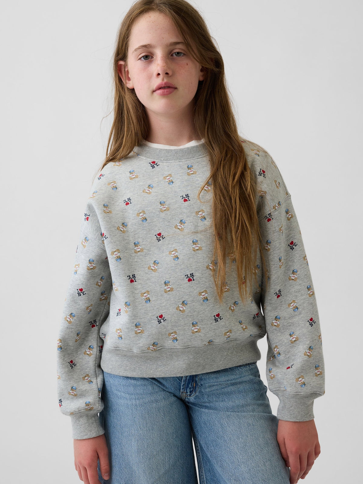 Gri Vintagesoft I Heart Ny Sweatshirt