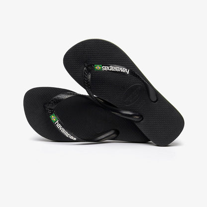 Havaianas Brasil Logo Erkek Siyah Terlik