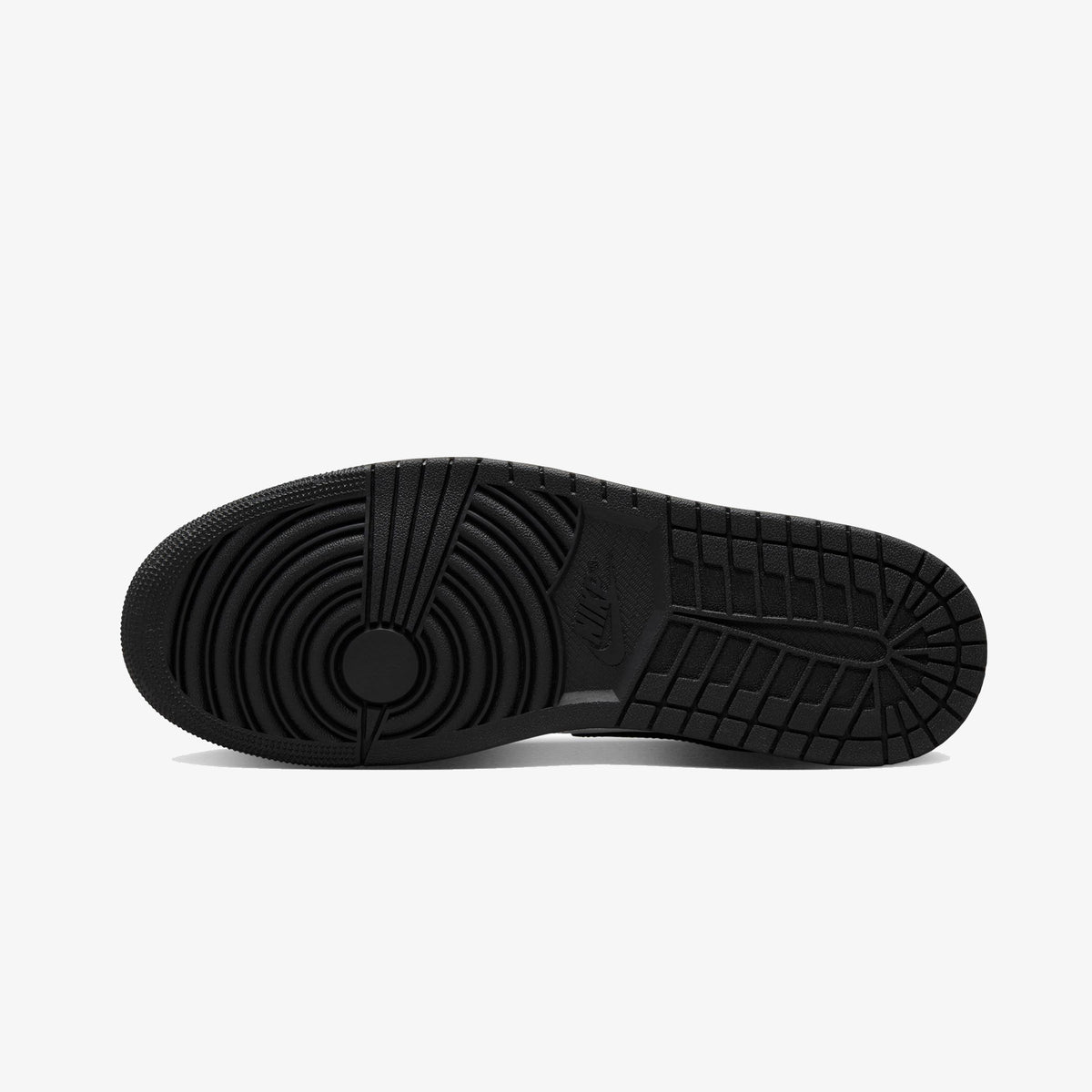Nike Air Jordan 1 Mid Erkek Siyah Bilekli Sneaker