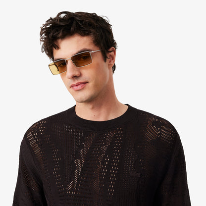 Lacoste Relaxed Fit Erkek Kahverengi Triko
