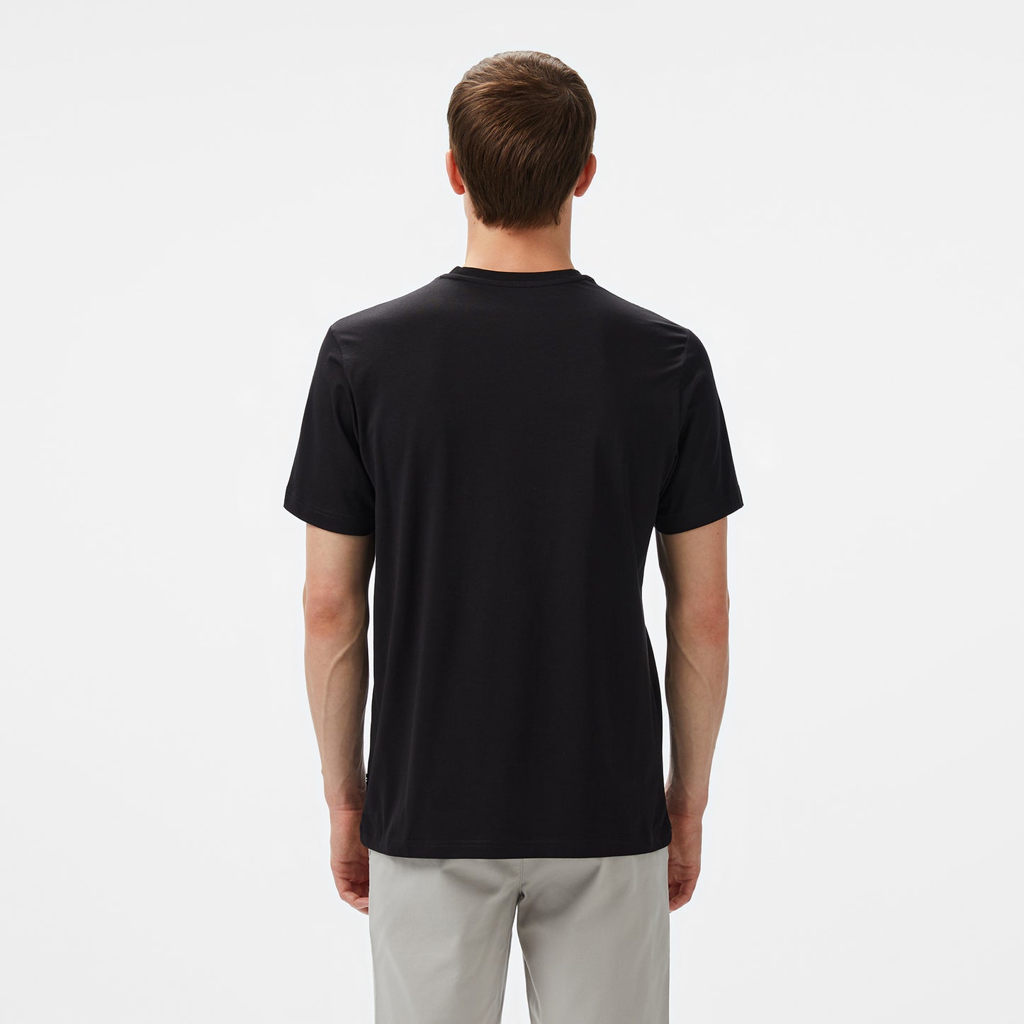 Nautica Erkek Siyah Regular Fit Baskılı T-shirt