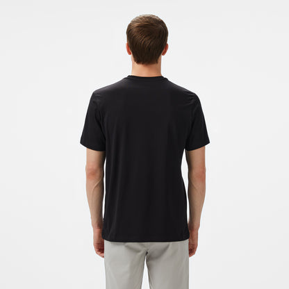 Nautica Erkek Siyah Regular Fit Baskılı T-shirt