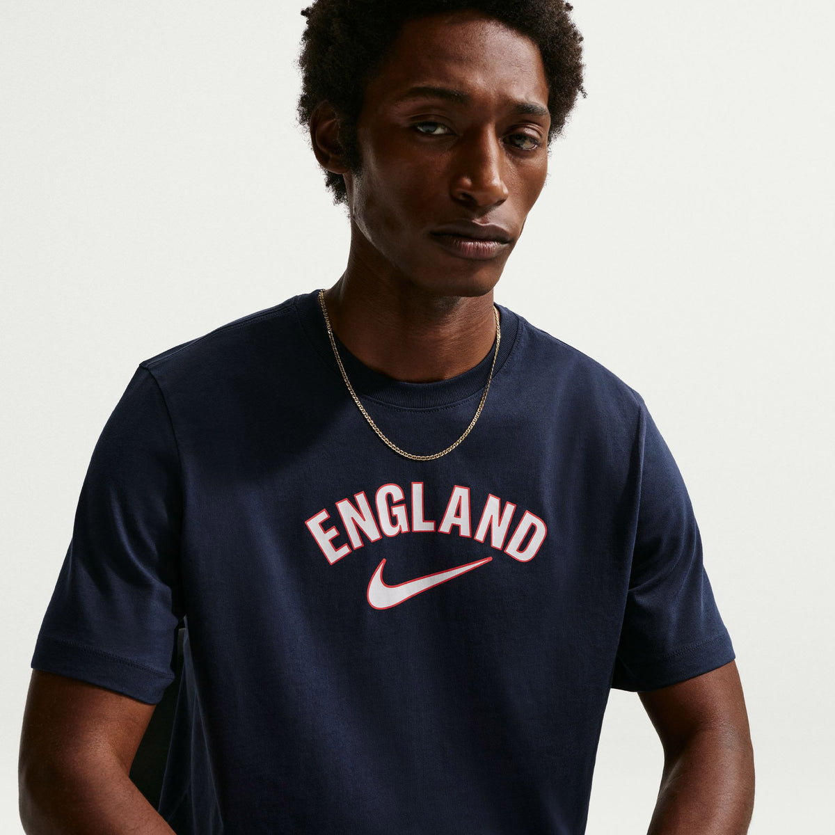 Nike Ingiltere Milli Takım Erkek Lacivert T-shirt
