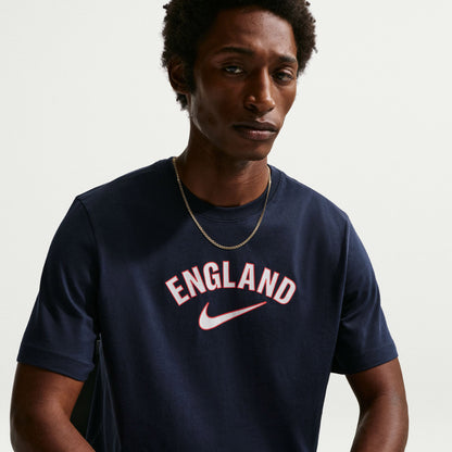 Nike Ingiltere Milli Takım Erkek Lacivert T-shirt