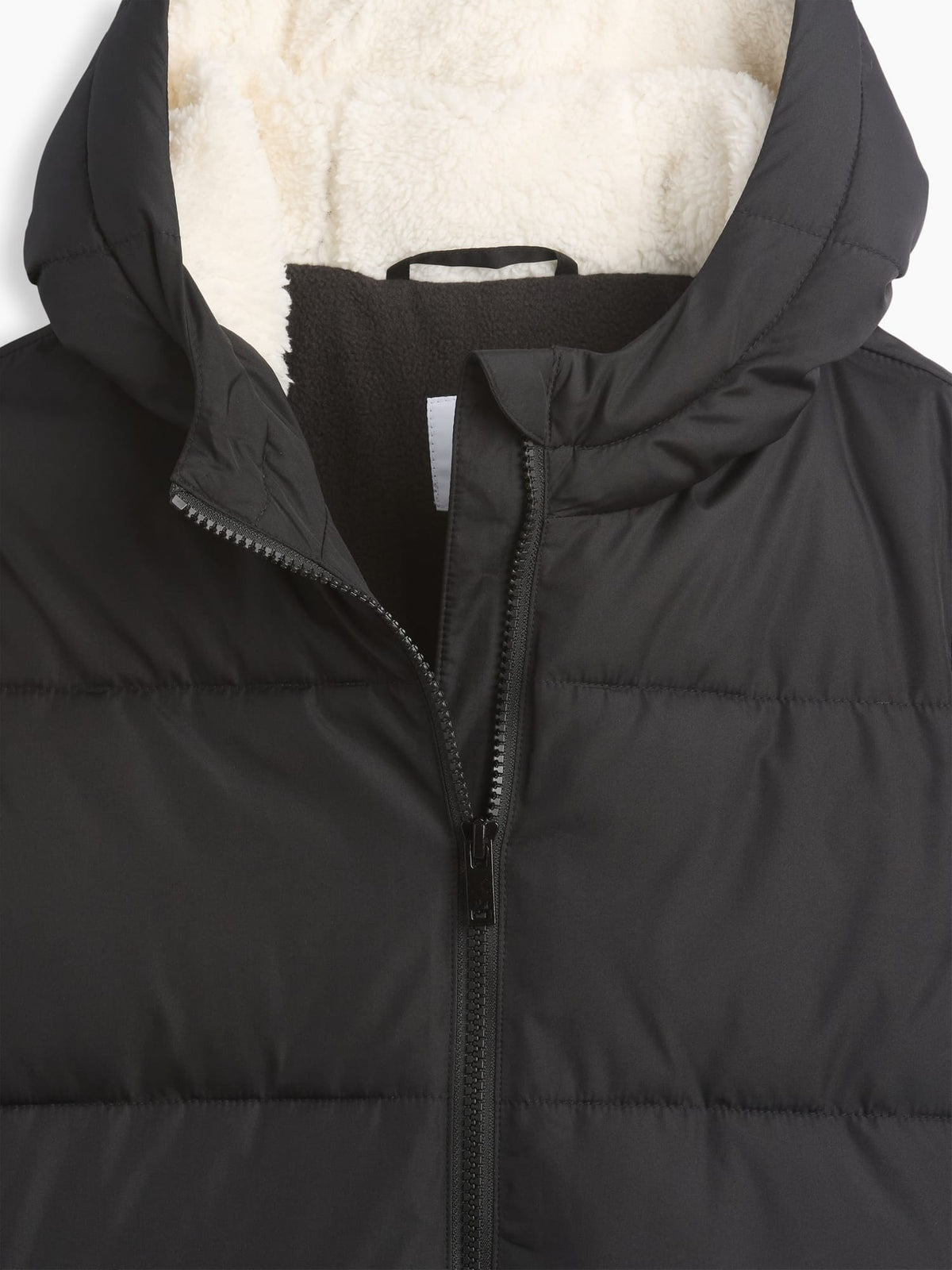 Siyah Şişme Puffer Mont