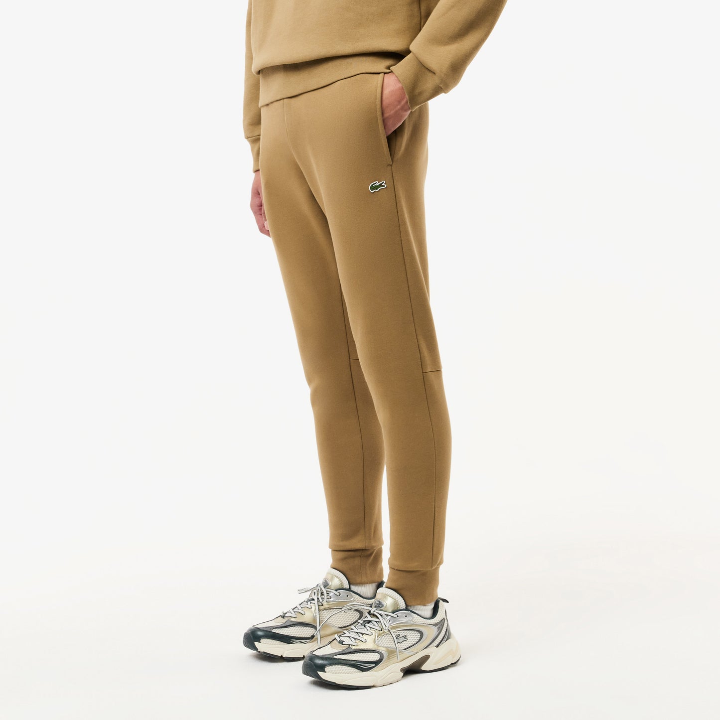 Lacoste Slim Fit Organik Pamuk Erkek Kahverengi Eşofman Altı