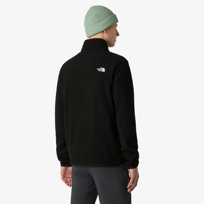 The North Face Glacier Fleece Erkek Fermuarlı Siyah Polar Üst