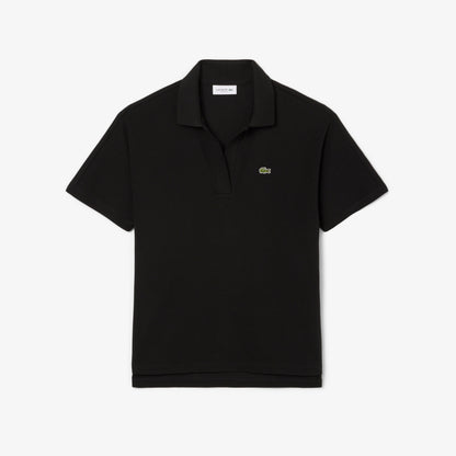 Lacoste Kadın Relaxed Fit Siyah Polo
