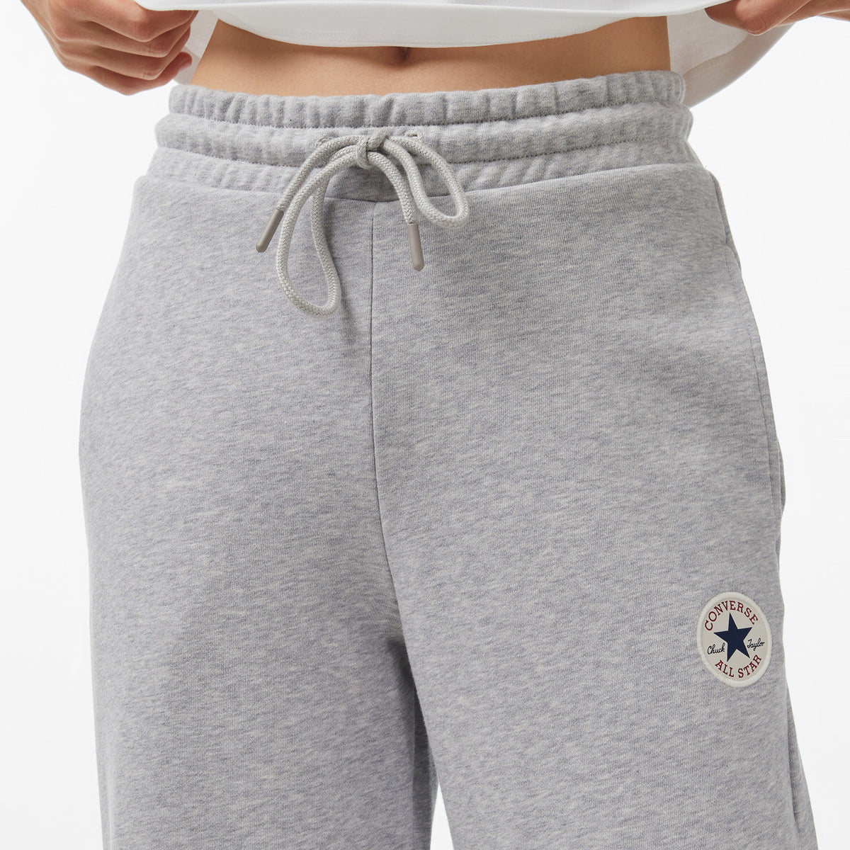 Converse Regular Fit Kadın Gri Eşofman Altı