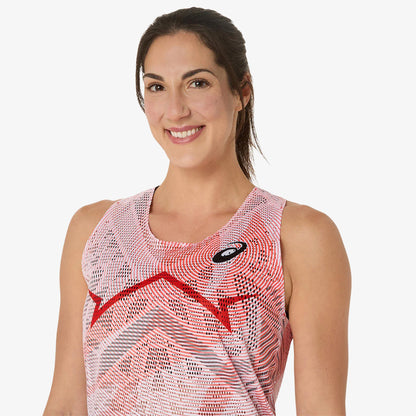 Asics Metaspeed Singlet Kadın Pembe T-shirt