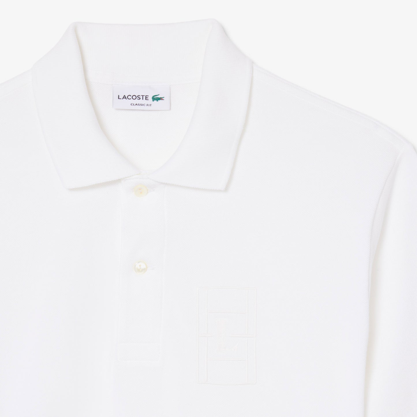 Lacoste Erkek Classic Fit Beyaz Polo